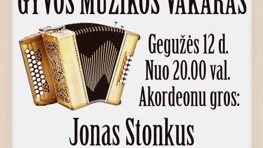 Gyvos muzikos vakaras – Akordeonas