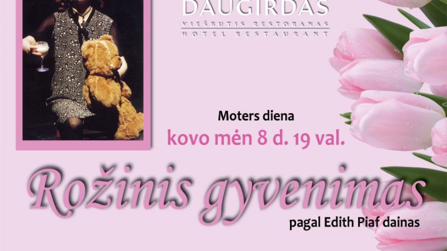Moters diena “Rožinis gyvenimas” DAUGIRDE