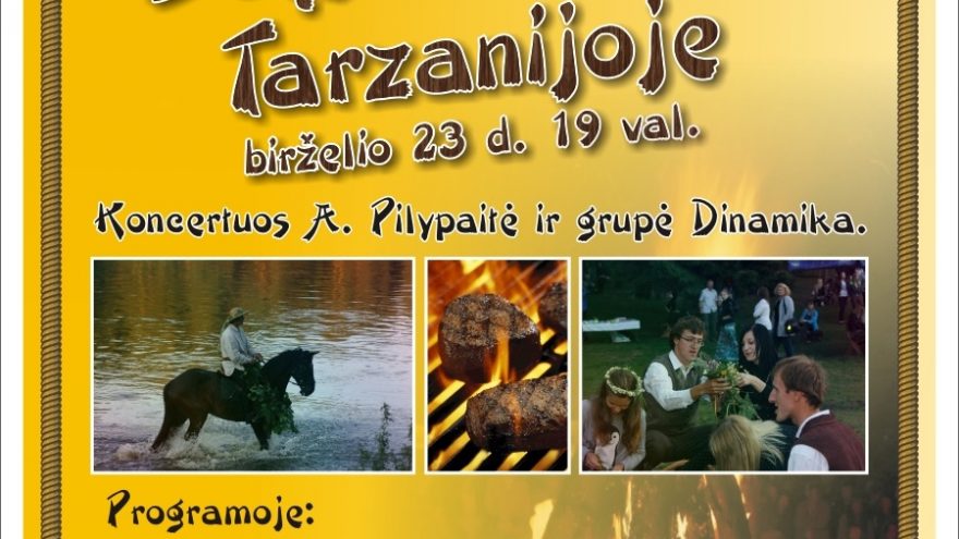 Joninės nuotykių parke „Tarzanija“