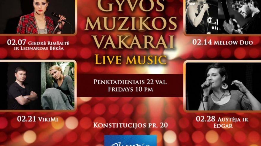 Gyvos muzikos vakarai/Live music