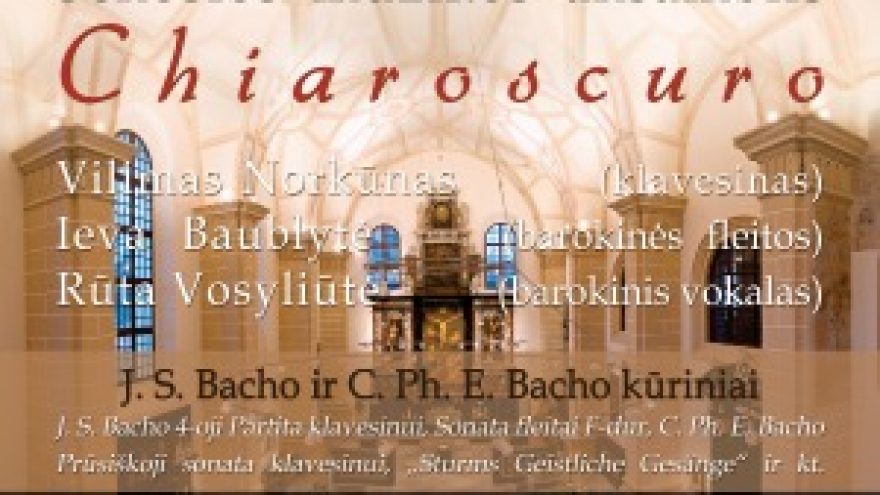 KONCERTAS SKIRTAS J. S. BACHO IR C. PH. E. BACHO KŪRYBAI