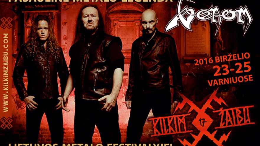 Roko legenda „Venom“ sudrebins Telšius