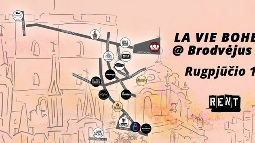 La Vie Boheme @Brodvėjus pub