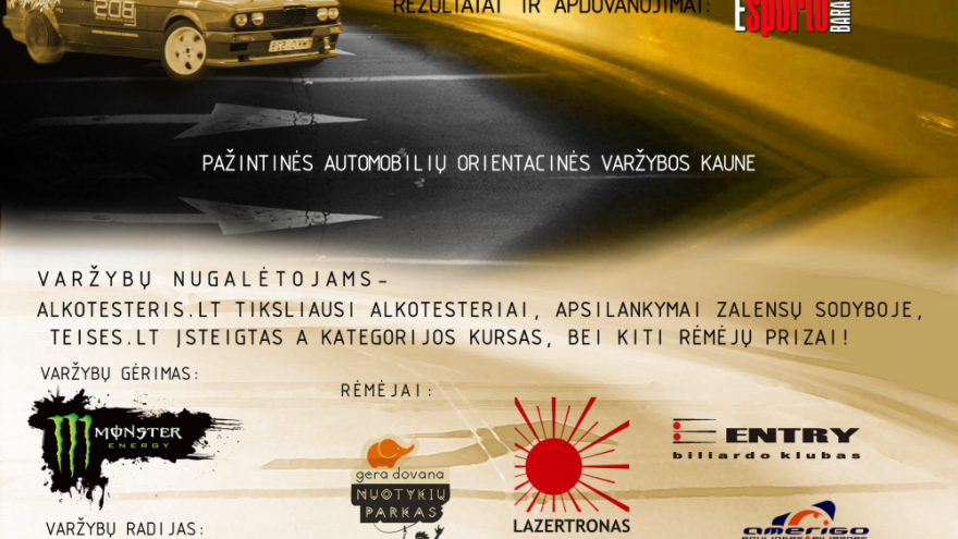 RAT RACE orientacinės automobilių varžybos