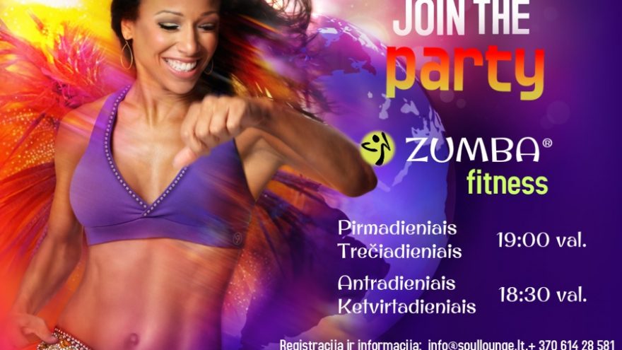 Zumba – smagiausias šokių vakarėlis