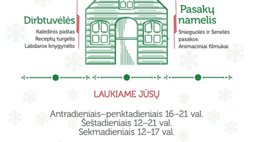 Kalėdinis stebuklų miestelis Rotušės aikštėje