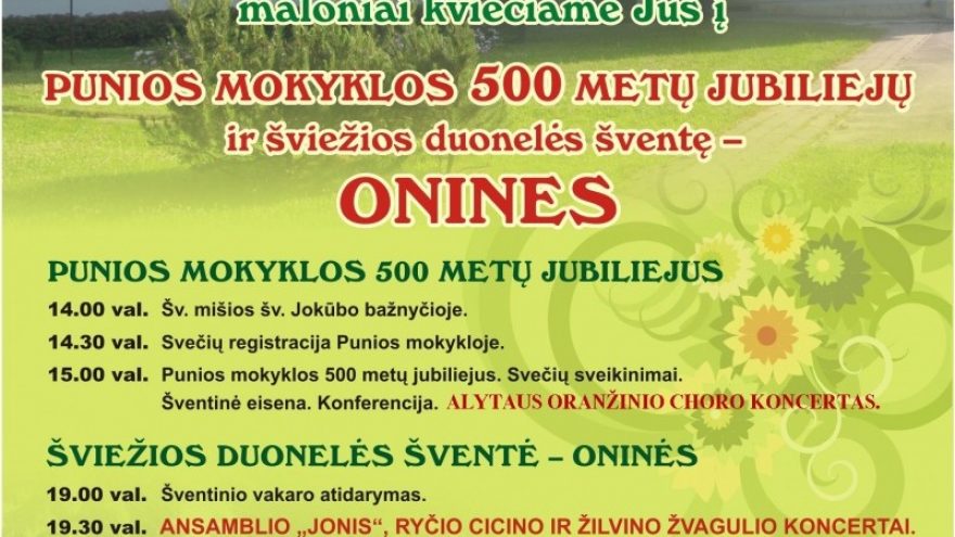 Oninės Punioje
