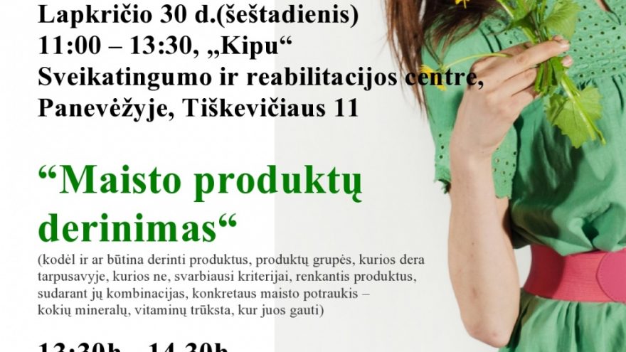 Seminarų ciklas apie GYVĄ MAISTĄ
