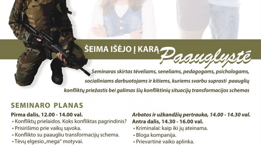 Šeima išėjo į karą. Paauglystė.