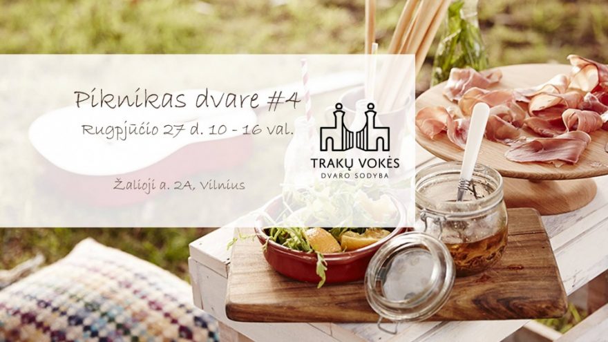 Piknikas Trakų Vokės dvaro pievoje