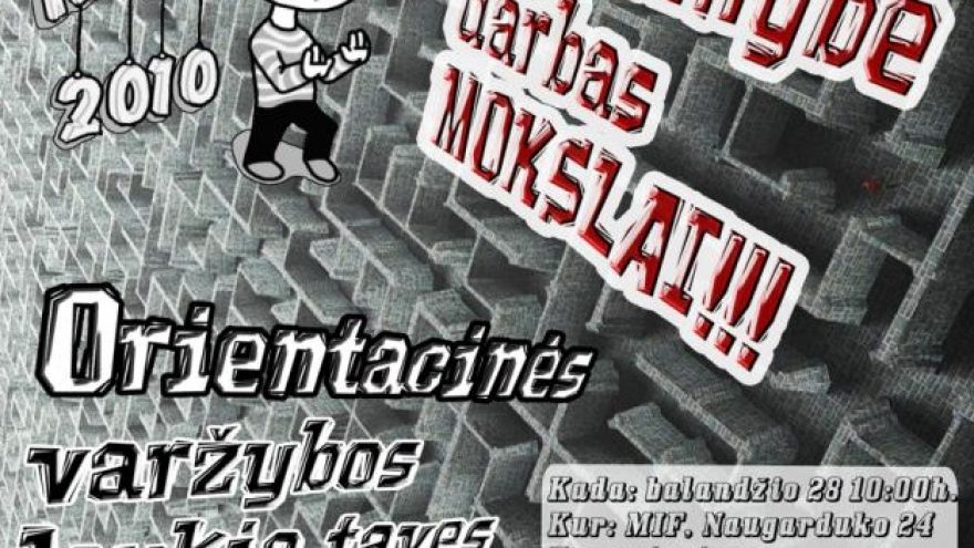 MIDI 2010 Orientacinės varžybos