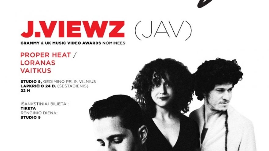 Elektroninės muzikos stebukladarių J. Viewz koncertas