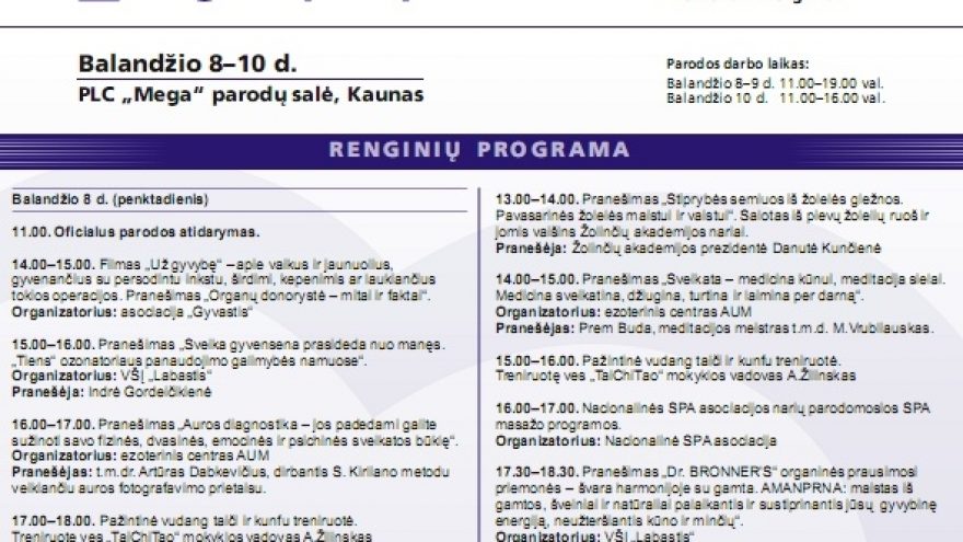 Sveikatos dienos 2011