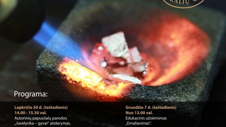 Autorinių papuošalų šventė “Juvelyrika – gyvai”