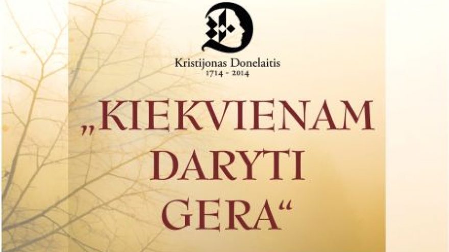 Kristijonui Donelaičiui atminti