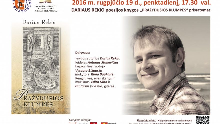 Poezijos knygos „Pražydusios klumpės“ pristatymas