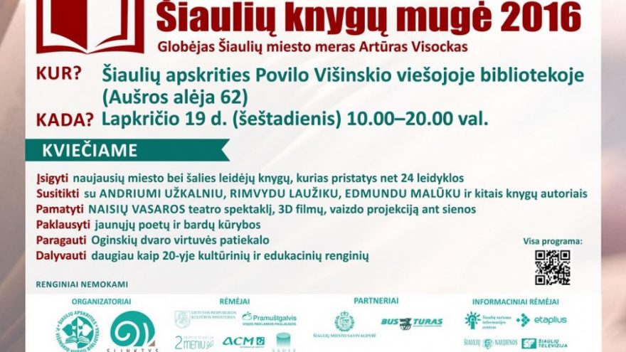 Šiaulių knygų mugė 2016