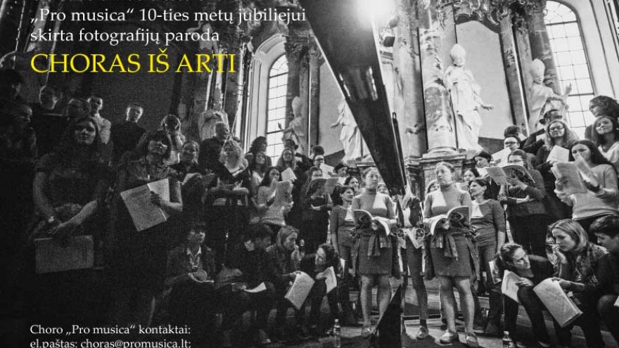 Fotografijų paroda „Choras iš arti“