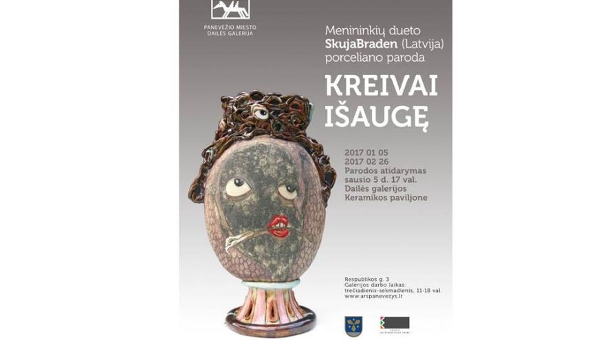 Menininkių dueto SkujaBraden (Latvija) porceliano paroda