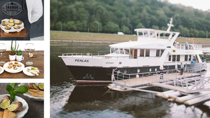 Kelionė laivu “Perlas” su sraigių degustacija