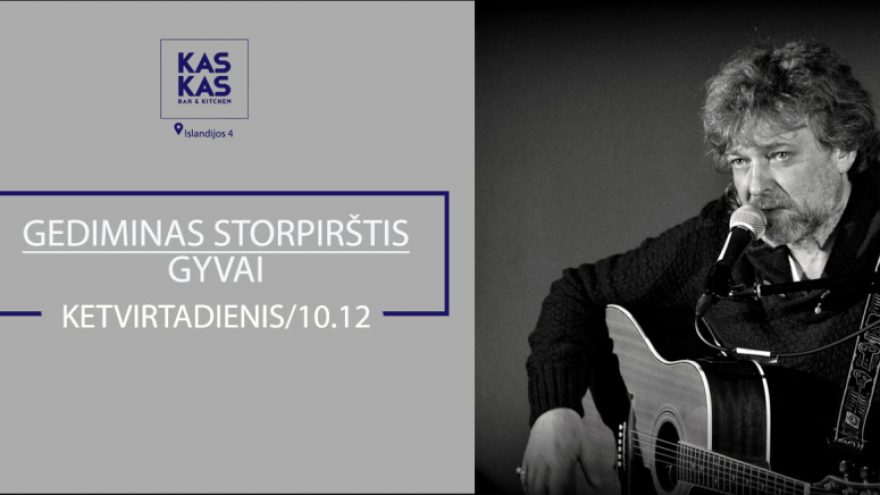 Gediminas Storpirštis gyvai