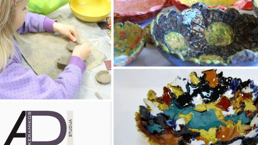 Kūrybinės vaikų dienos stovyklos – ADI keramikos stu