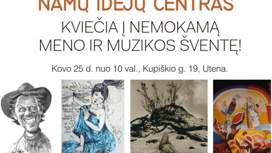 Nemokama meno ir muzikos šventė Utenoje