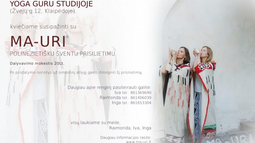 MA-URI prisilietimo meno pristatymas