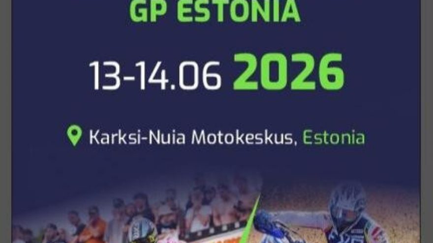 1-päeva pilet 13.06.26 / Külgkorvide motokrossi ja quadide maailmameistrivõistluste etapp Karksi-Nuia Motokeskuses