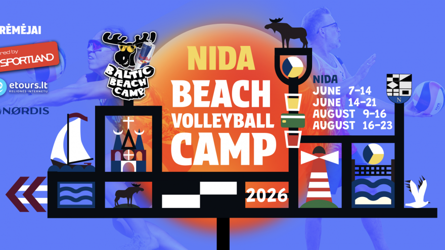 BALTIC BEACH CAMP 2026 – paplūdimio tinklinio ir patyrimų stovykla Nidoje