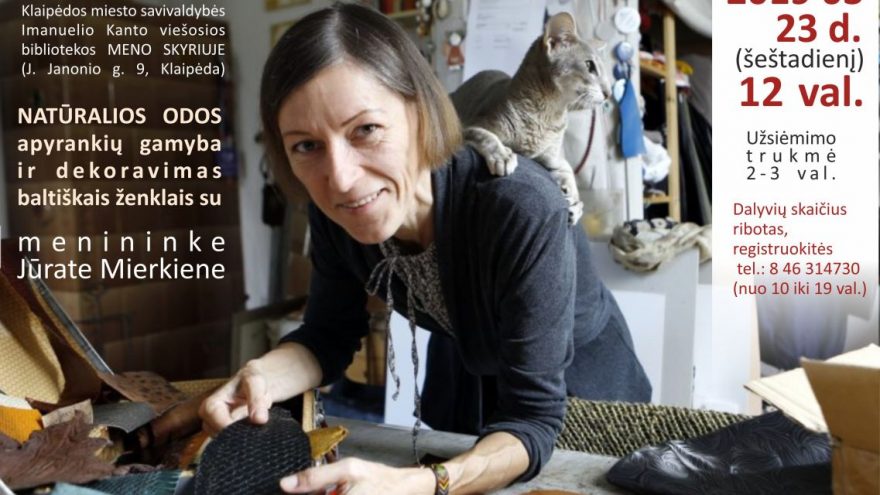 Natūralios odos apyrankių gamyba ir dekoravimas baltiškais ženklais