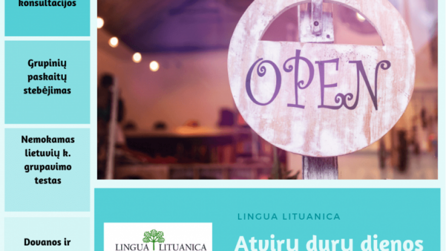 LINGUA LITUANICA atvirų durų dienos