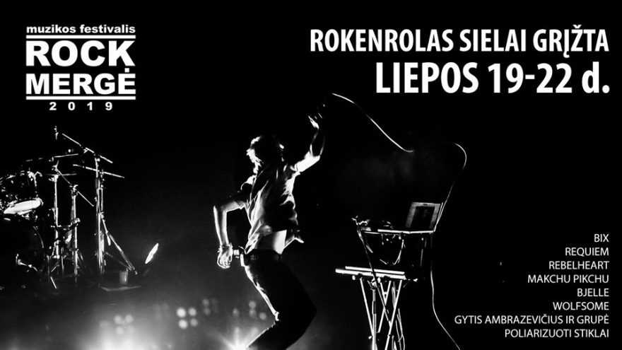 Muzikos festivalis I Rockmergė 2019