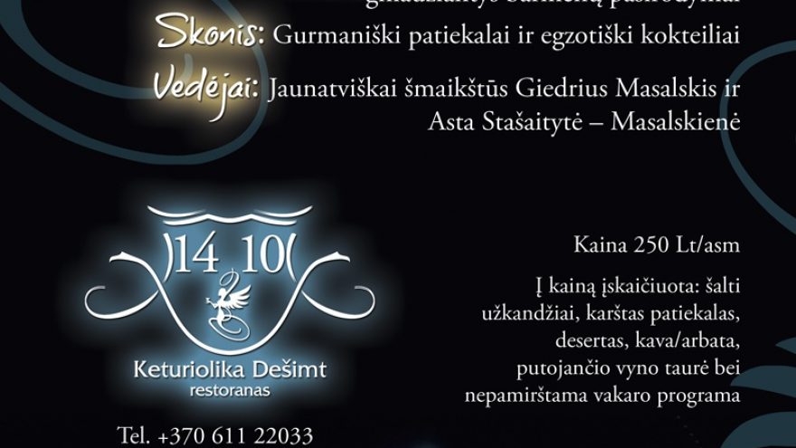 Sutikite Naujuosius metus “Žalgirio” arenoje