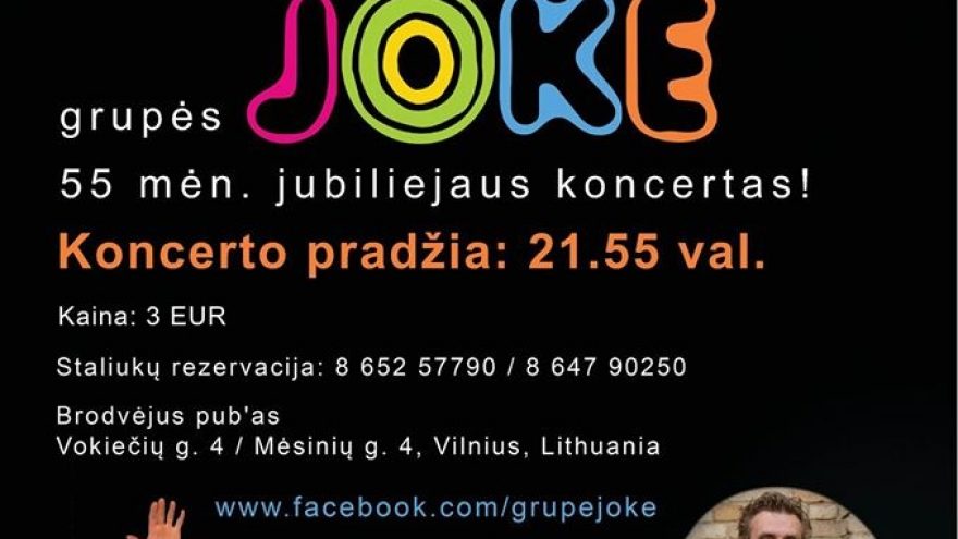 Jubiliejinis JOKE koncertas!