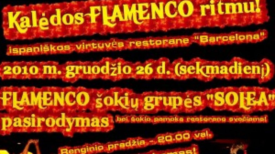 Kalėdos FLAMENCO ritmu!