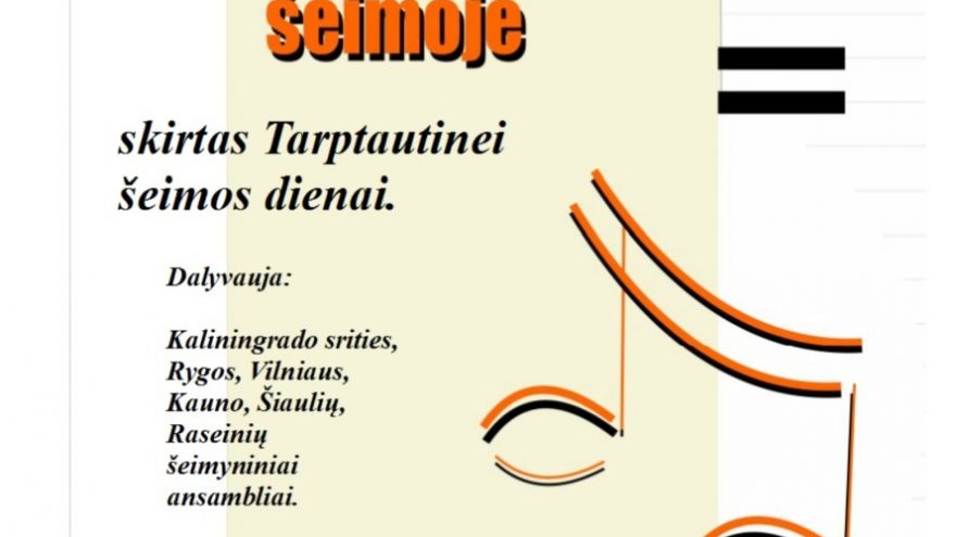 Muzikuojame šeimoje