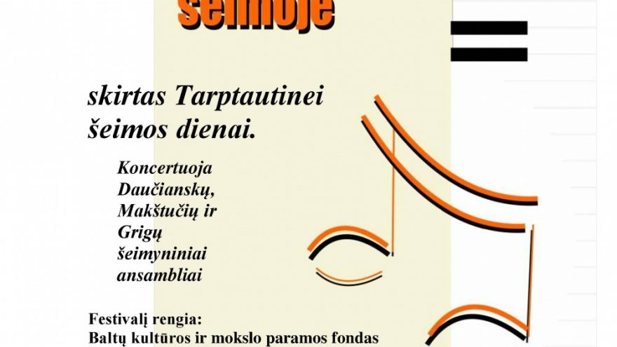 Muzikuojame šeimoje