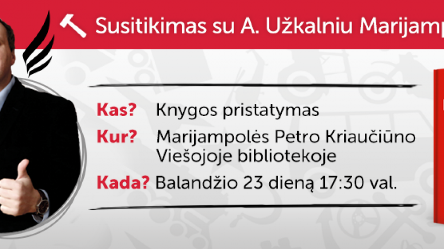 Knygos “Antroji Evangelija pagal Užkalnį” pristatymas