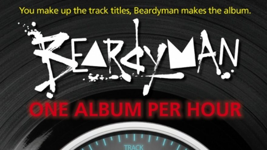 Beardyman – one album per hour – šou
