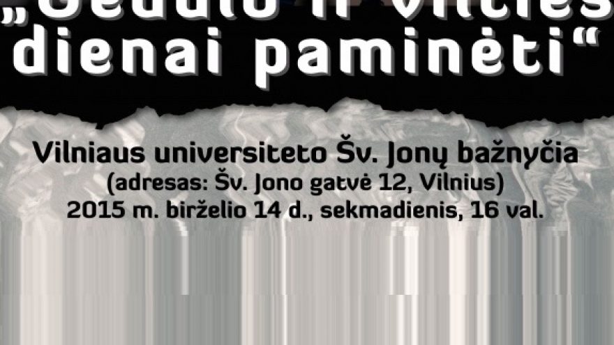 Koncertas Gedulo ir vilties dienai paminėti
