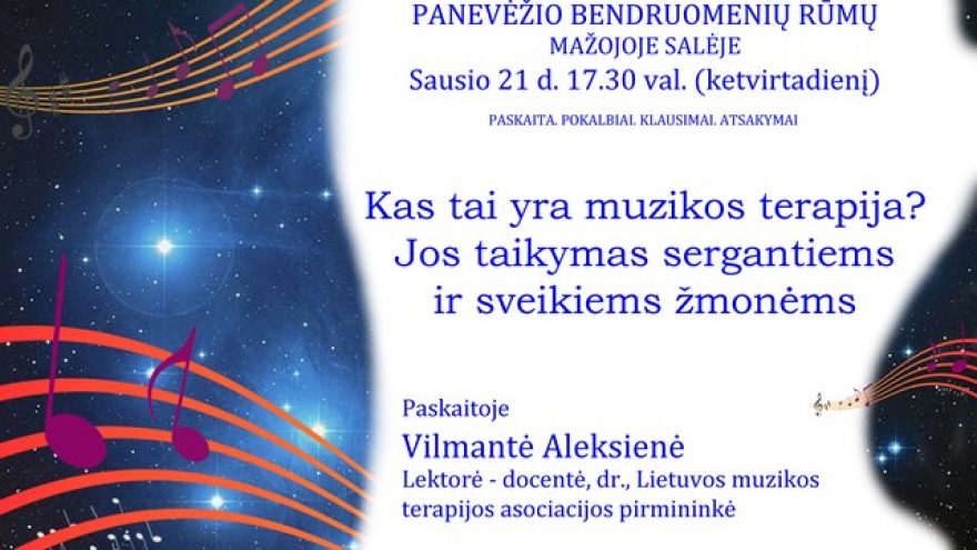 Paskaita – Muzikos terapija