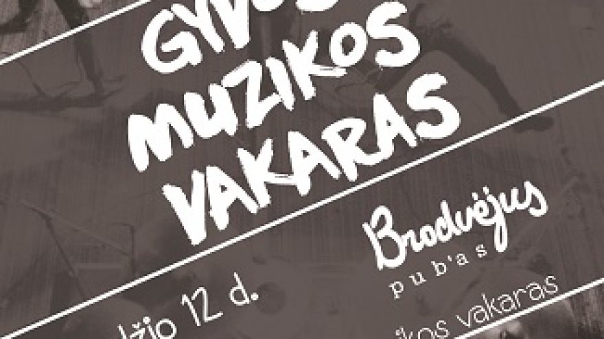 ISM Gyvos muzikos vakaras @Brodvėjus Pub