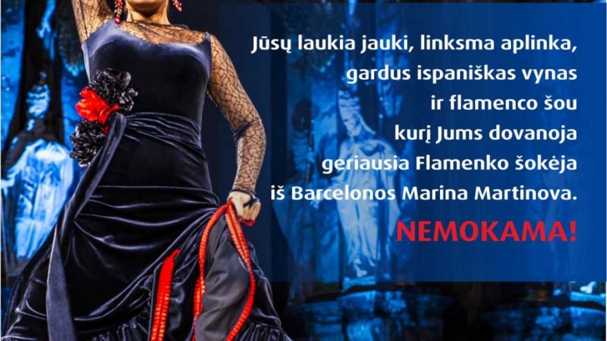 Flamenko fejerija! Šokiai Flamenko ritmu