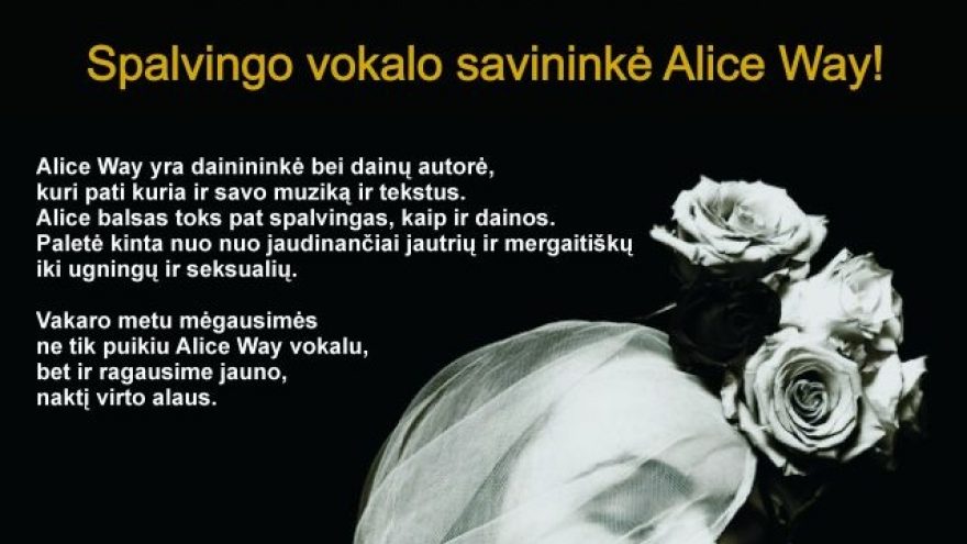 Alice Way koncertas “Avilyje”!