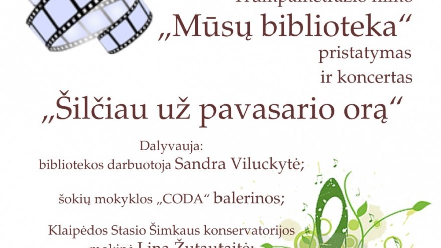 ,,Šilčiau už pavasario orą”