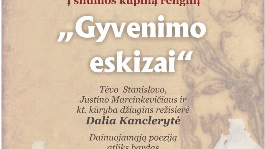 Šilumos kupinas renginys “Gyvenimo eskizai”