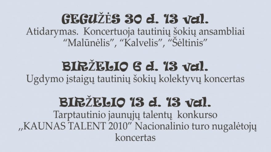 Tarptautinis vaikų menų festivalis “Vasara prie Nemuno”