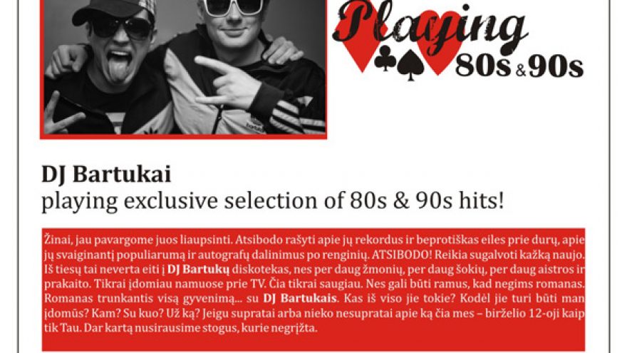 PLAYING 80s & 90s