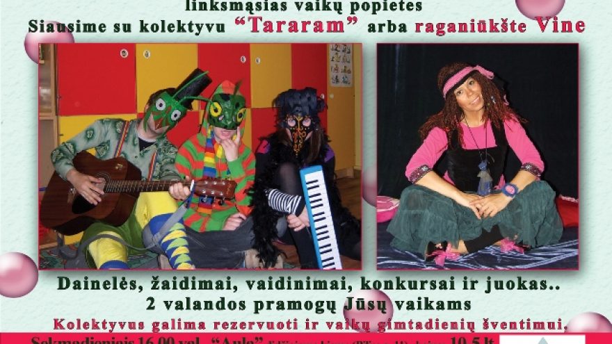 „Linksmadienis su Raganiūkšte Vine”